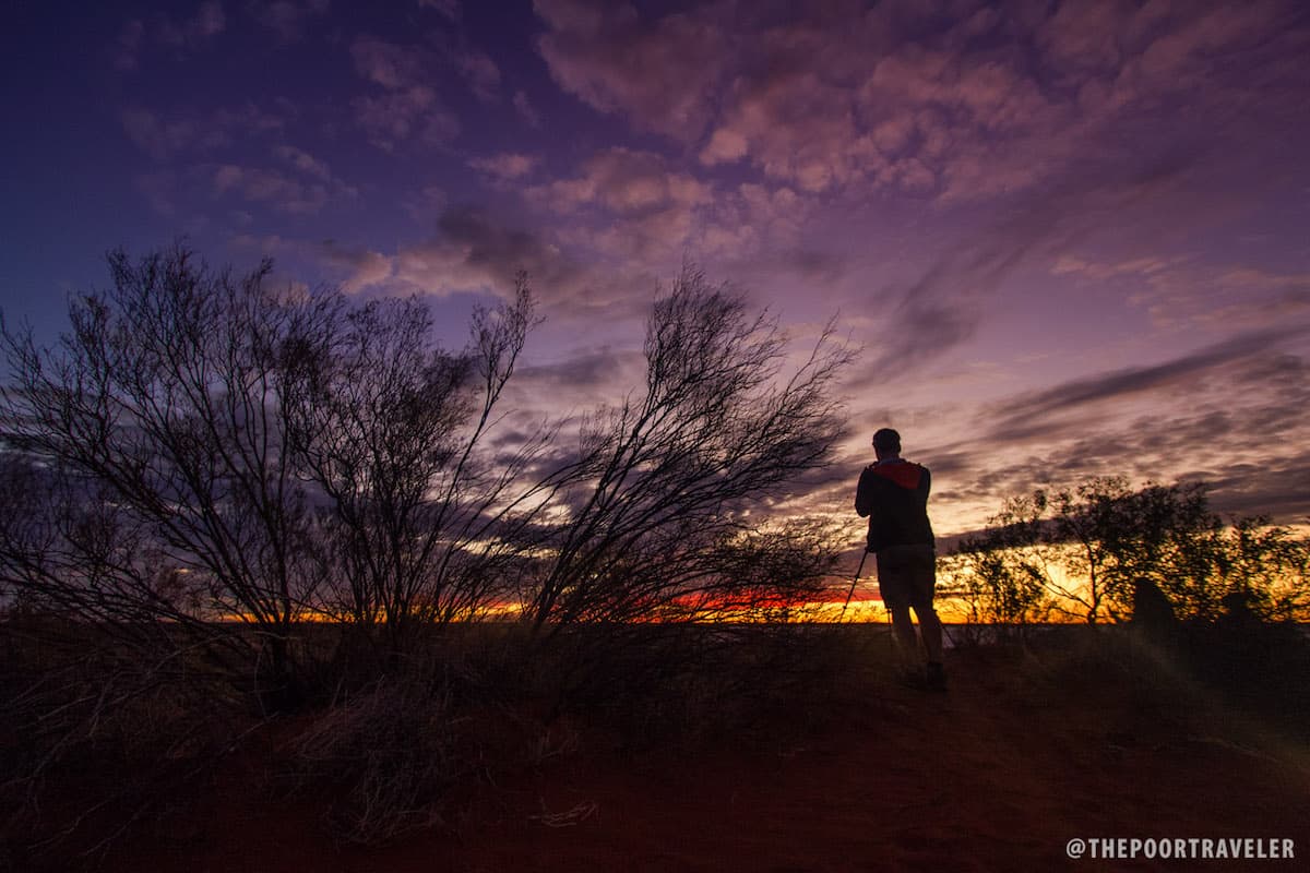 Sunset in the Outback