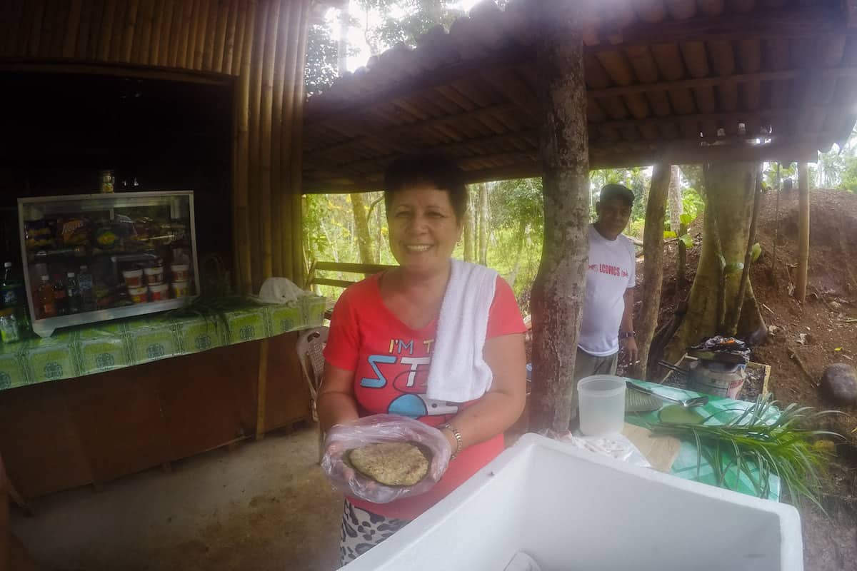 Yummy bibingka at the start of the trail! (3 for P100)