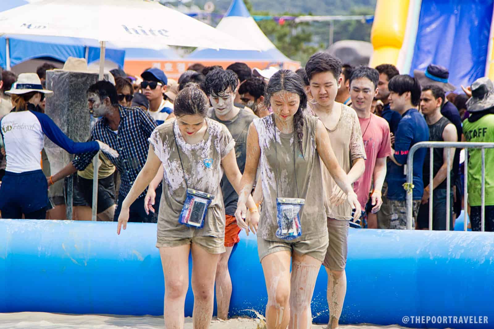 Waterproof pouch to put your devices in.