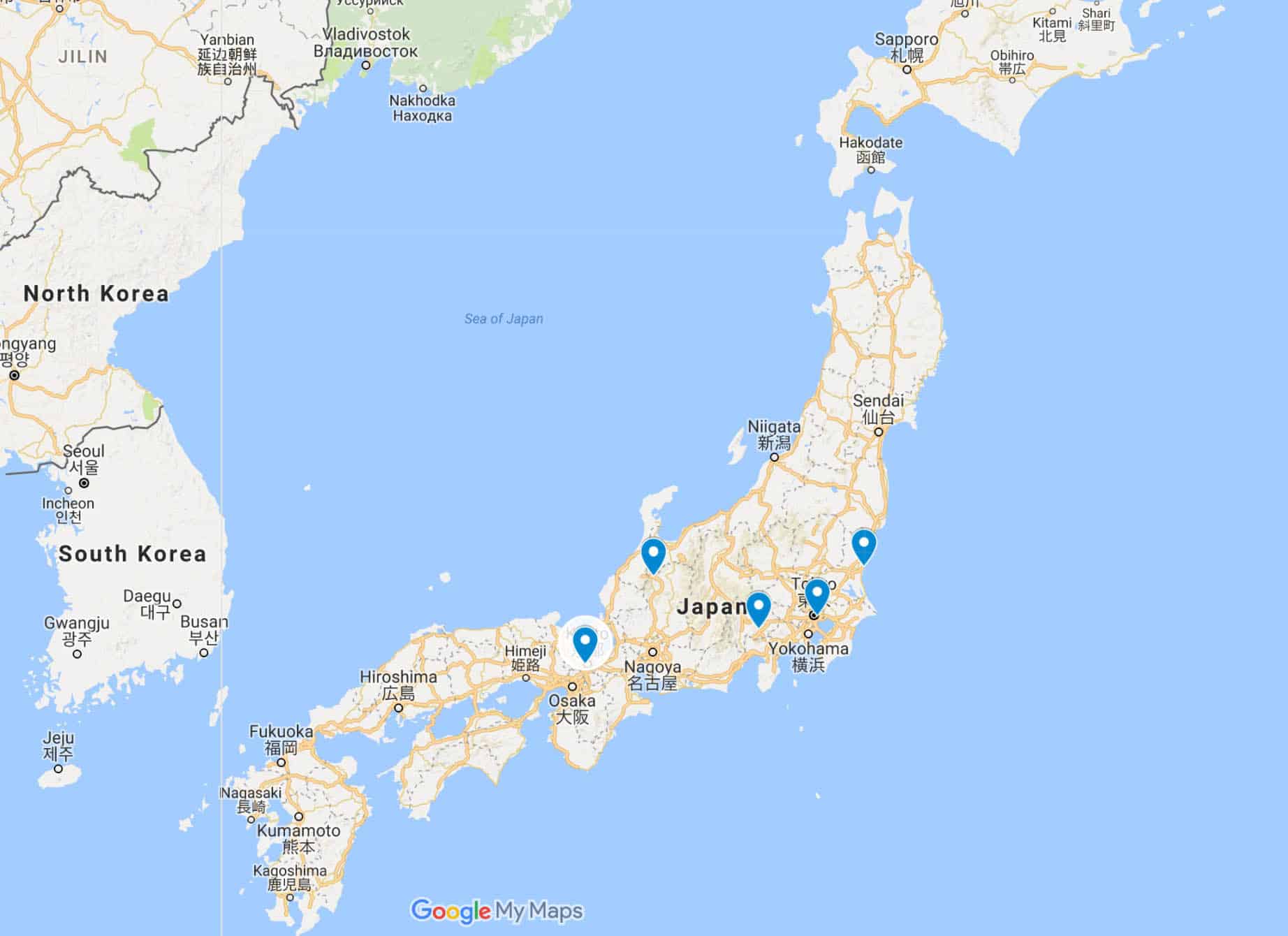 Japan Map