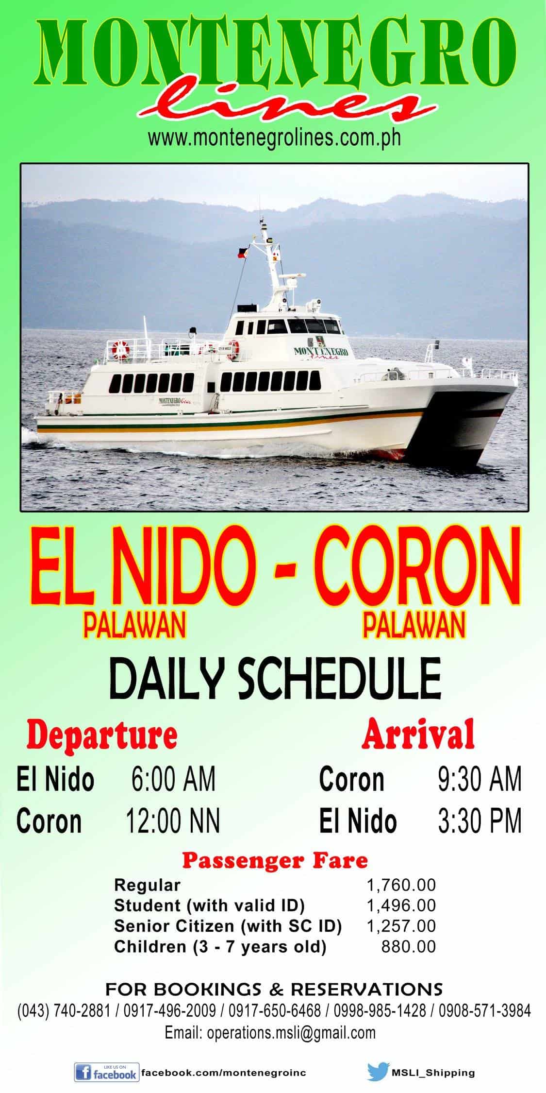 Coron to El Nido Fastcraft