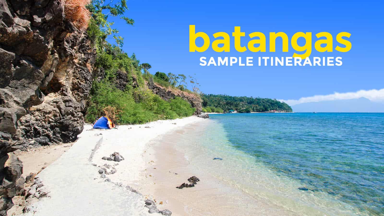 Batangas Beaches: Sample Weekend Itineraries  The Poor 
