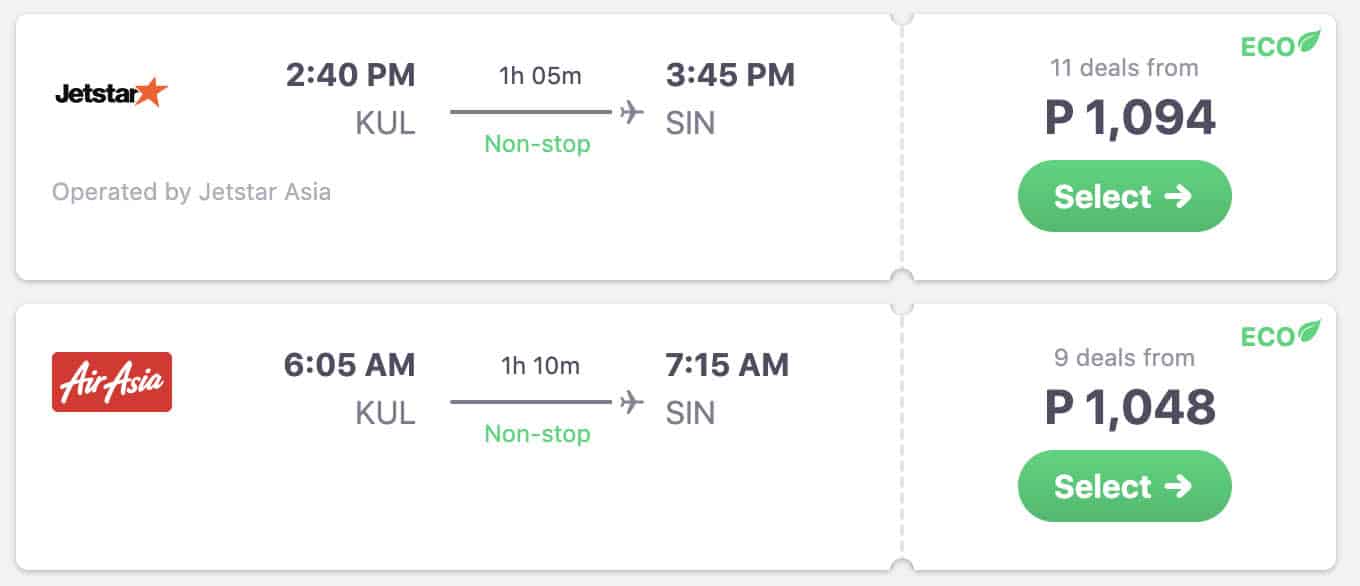 singapore budget travel