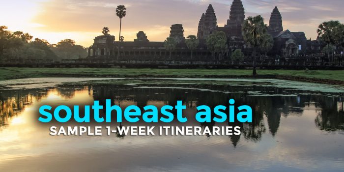 Sample SOUTHEAST ASIA Itineraries: 5, 6, 7 Days