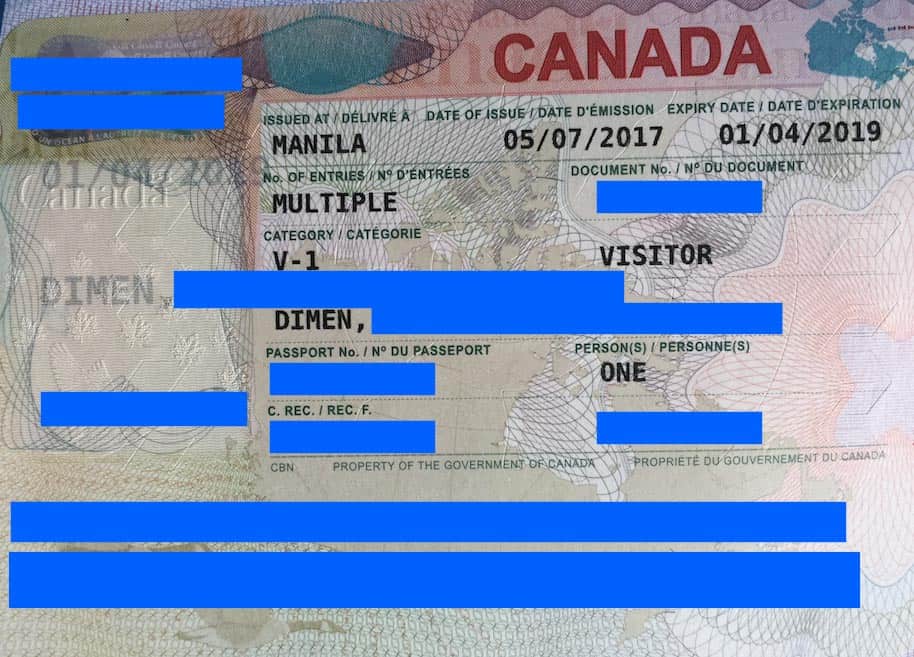 tourist visa canada for filipino