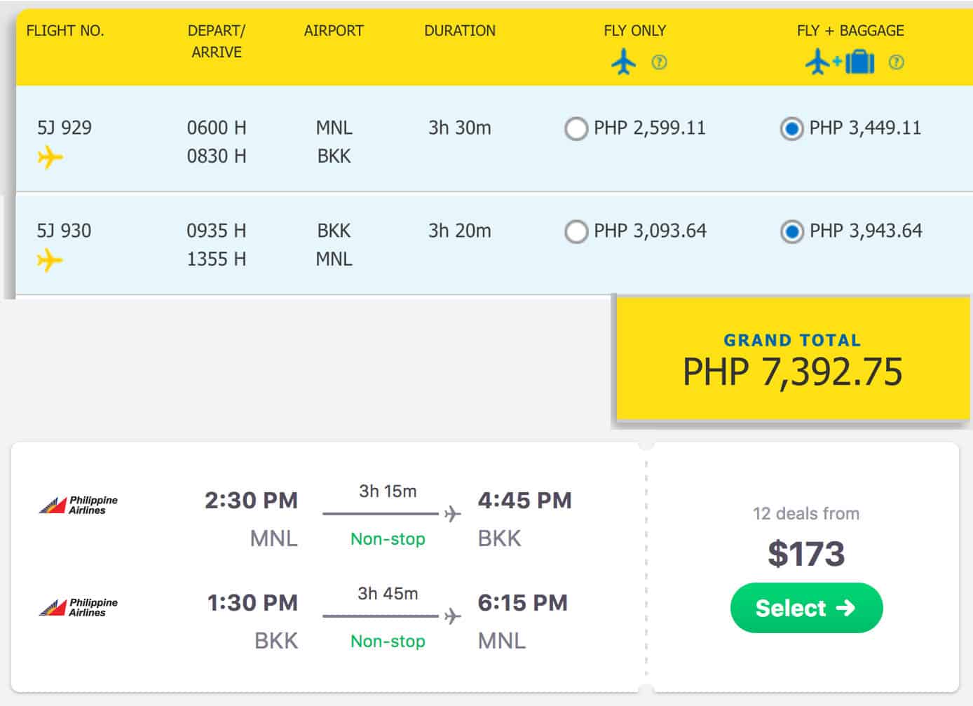 travel requirements manila to bangkok