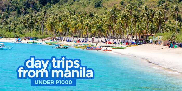 7 PLACES TO VISIT NEAR MANILA Under P1000