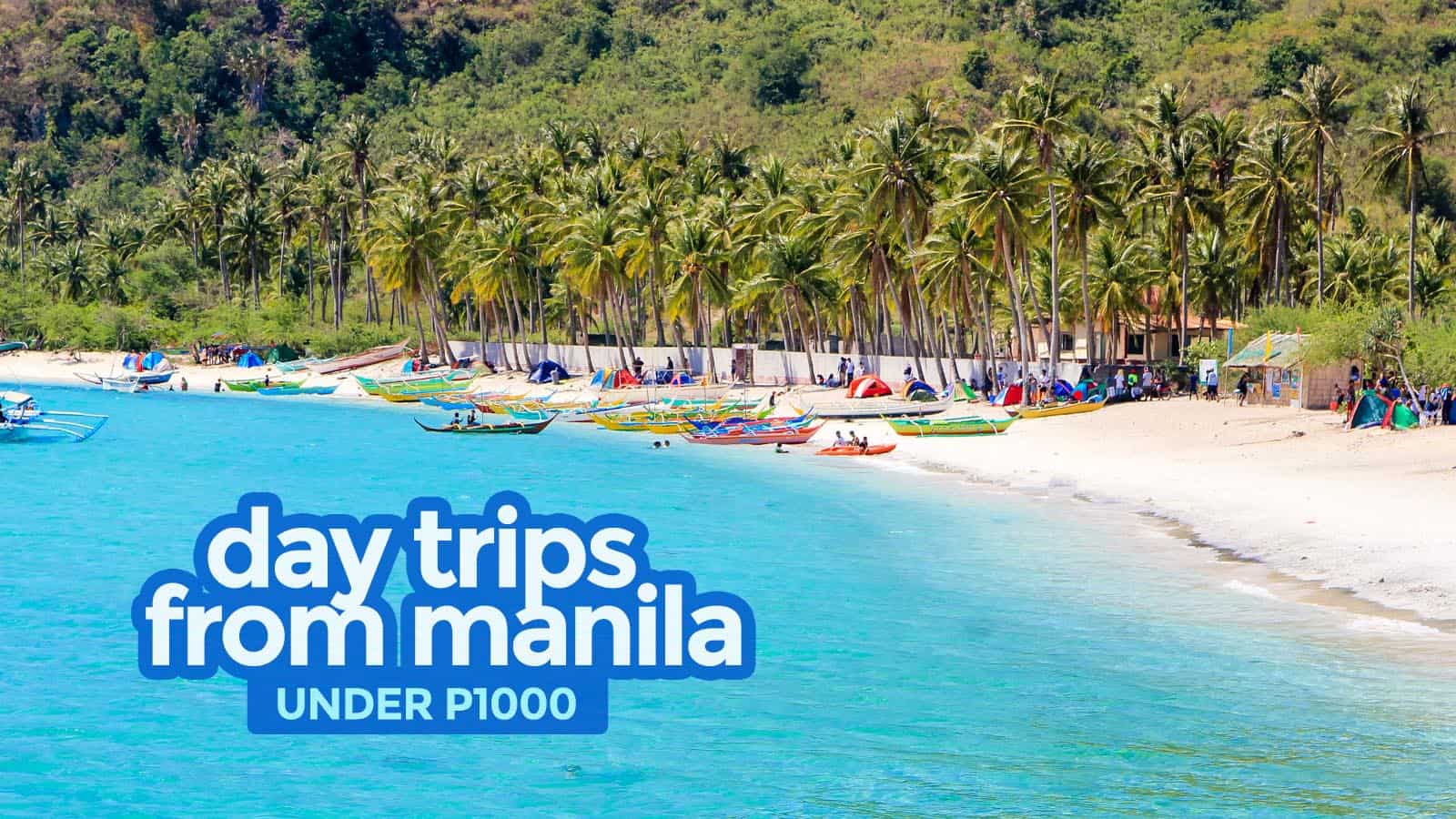 7 PLACES TO VISIT NEAR MANILA Under P1000