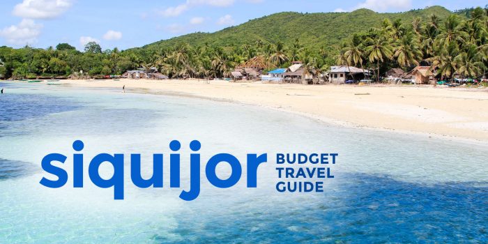 SIQUIJOR TRAVEL GUIDE with Sample Itinerary & Budget