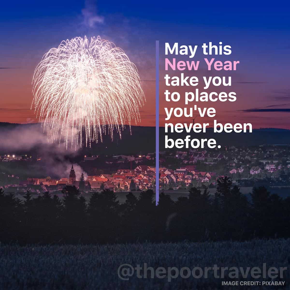 adelanto de world theme travel happy new year