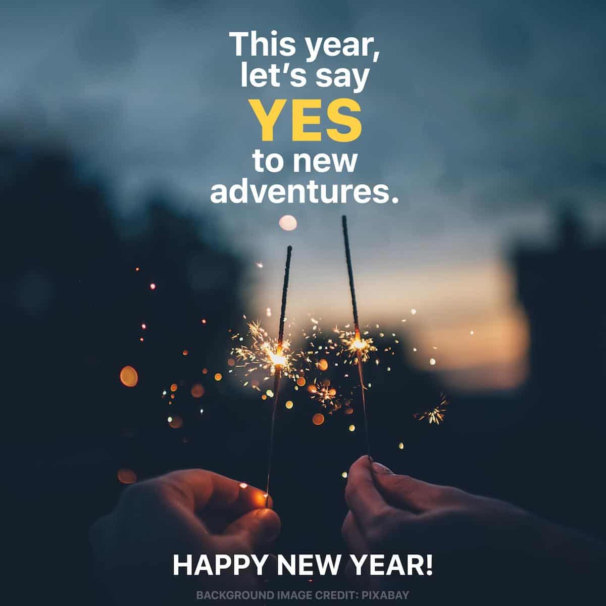 12 NEW YEAR QUOTES, WISHES &amp; GREETINGS for Travelers | The Poor Traveler  Itinerary Blog