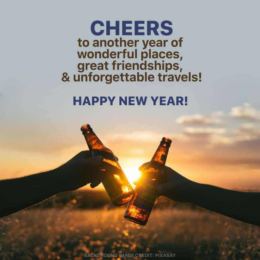 12 NEW YEAR QUOTES, WISHES & GREETINGS for Travelers The Poor