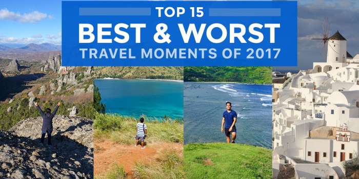 Top 15 Best & Worst Travel Moments of 2017
