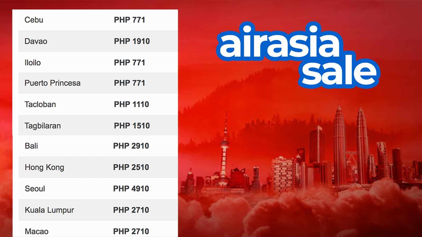 AirAsia Launches Massive SALE after ‘Best Low Cost Airline’ Win