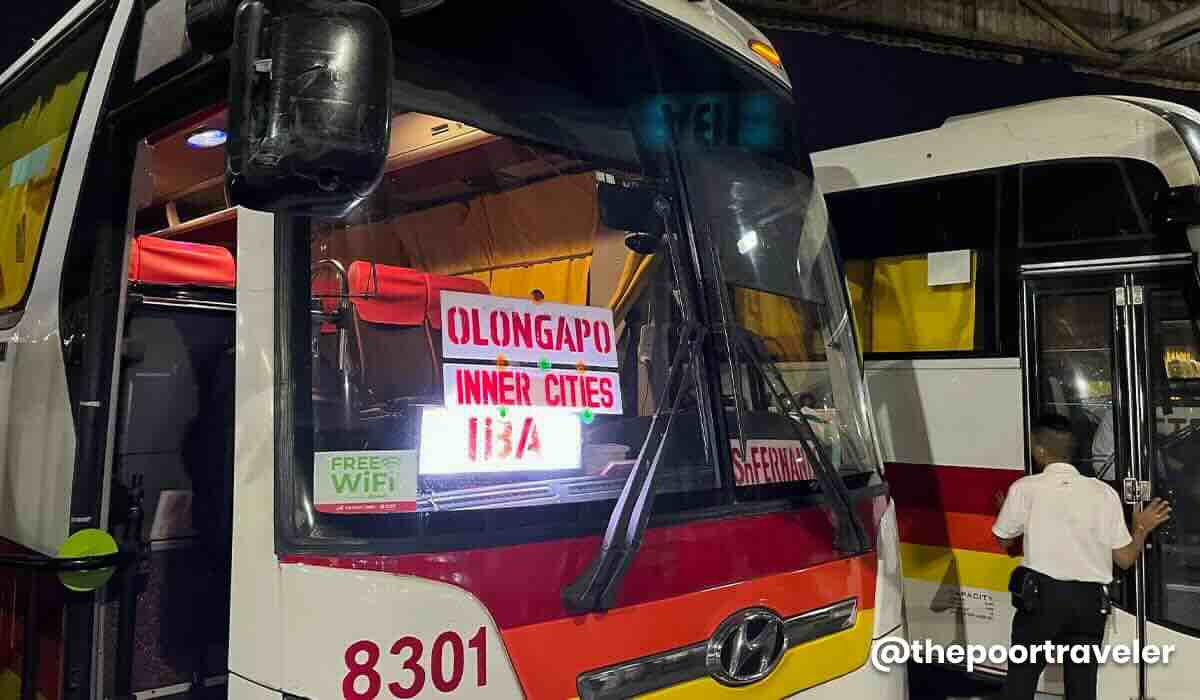 Victory Liner Bus to Iba Zambales
