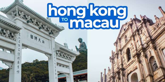 HONG KONG TO MACAU BY FERRY or BUS (via Sea Bridge)