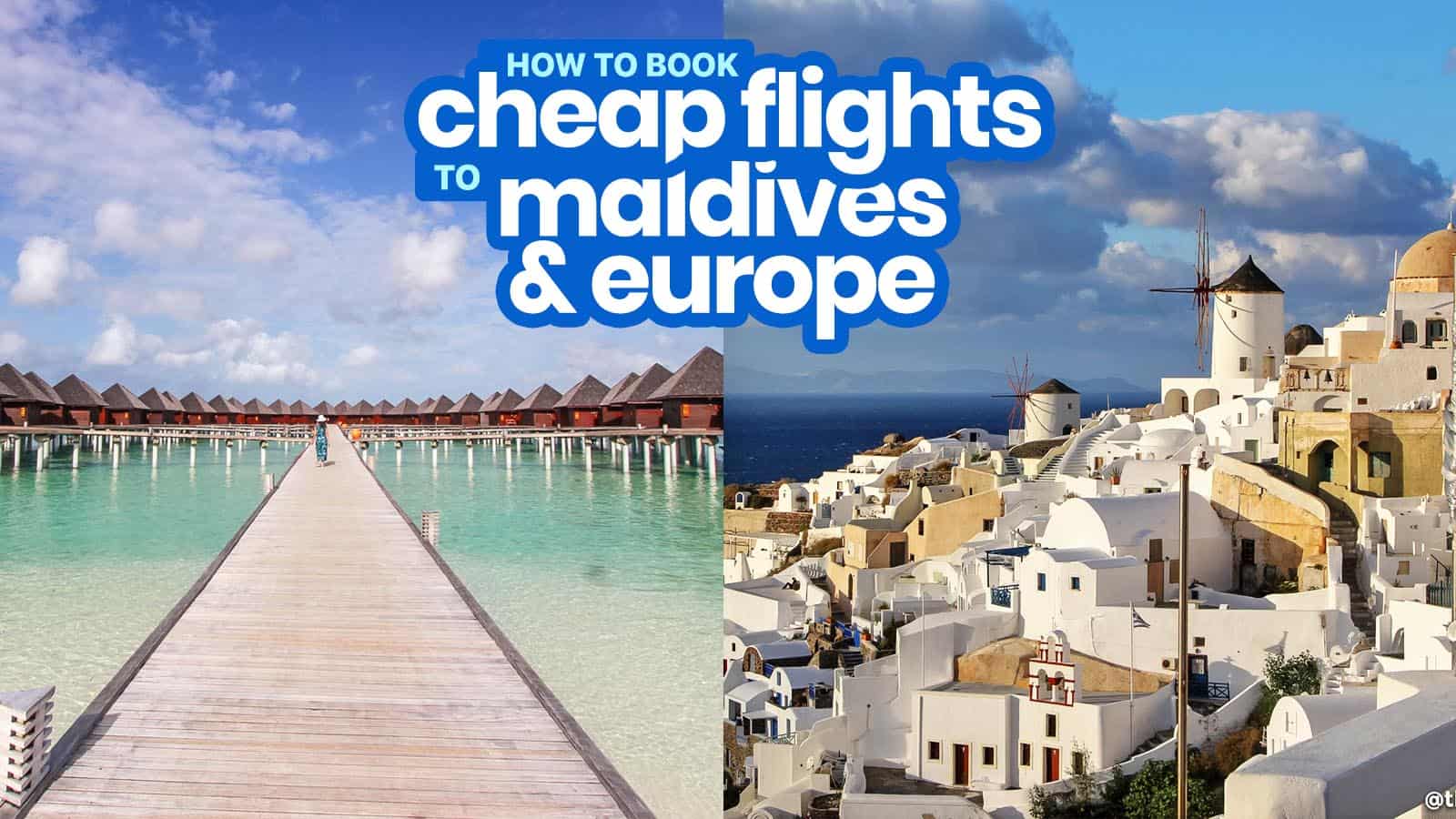 How to Book CHEAP FLIGHTS to EUROPE, MALDIVES and More with Scoot!