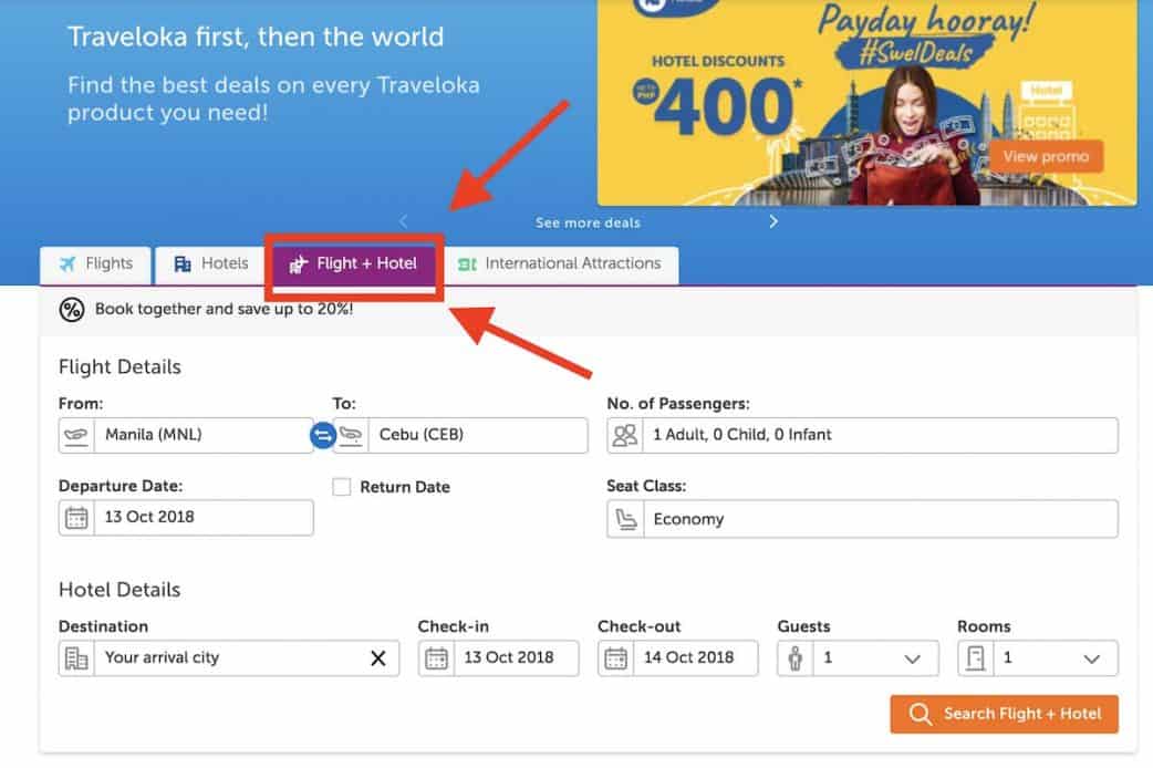 How to Book FLIGHTS + HOTEL PACKAGE with Traveloka | The Poor Traveler Itinerary Blog