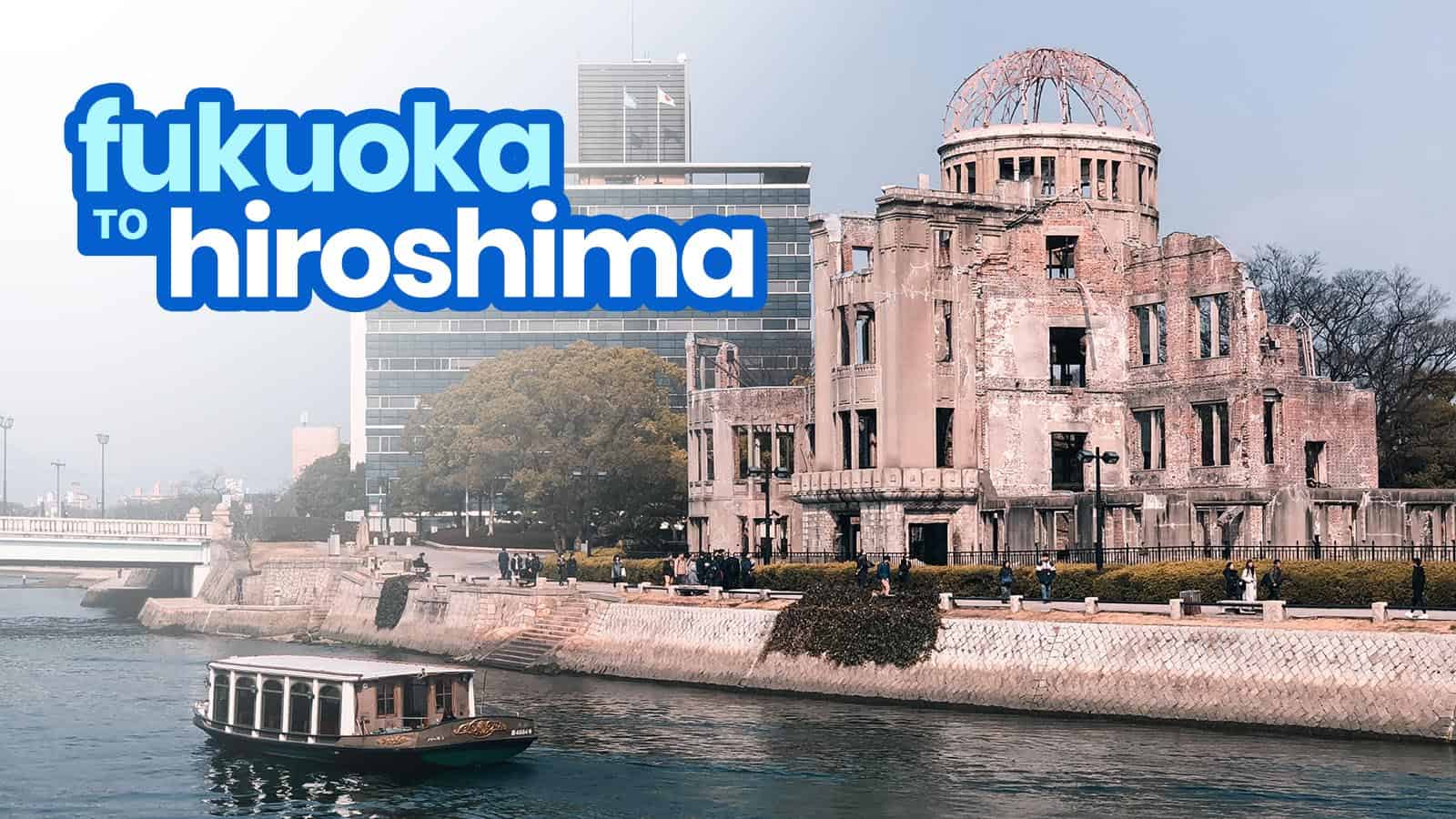 FUKUOKA TO HIROSHIMA: By Bus and Bullet Train (Shinkansen)