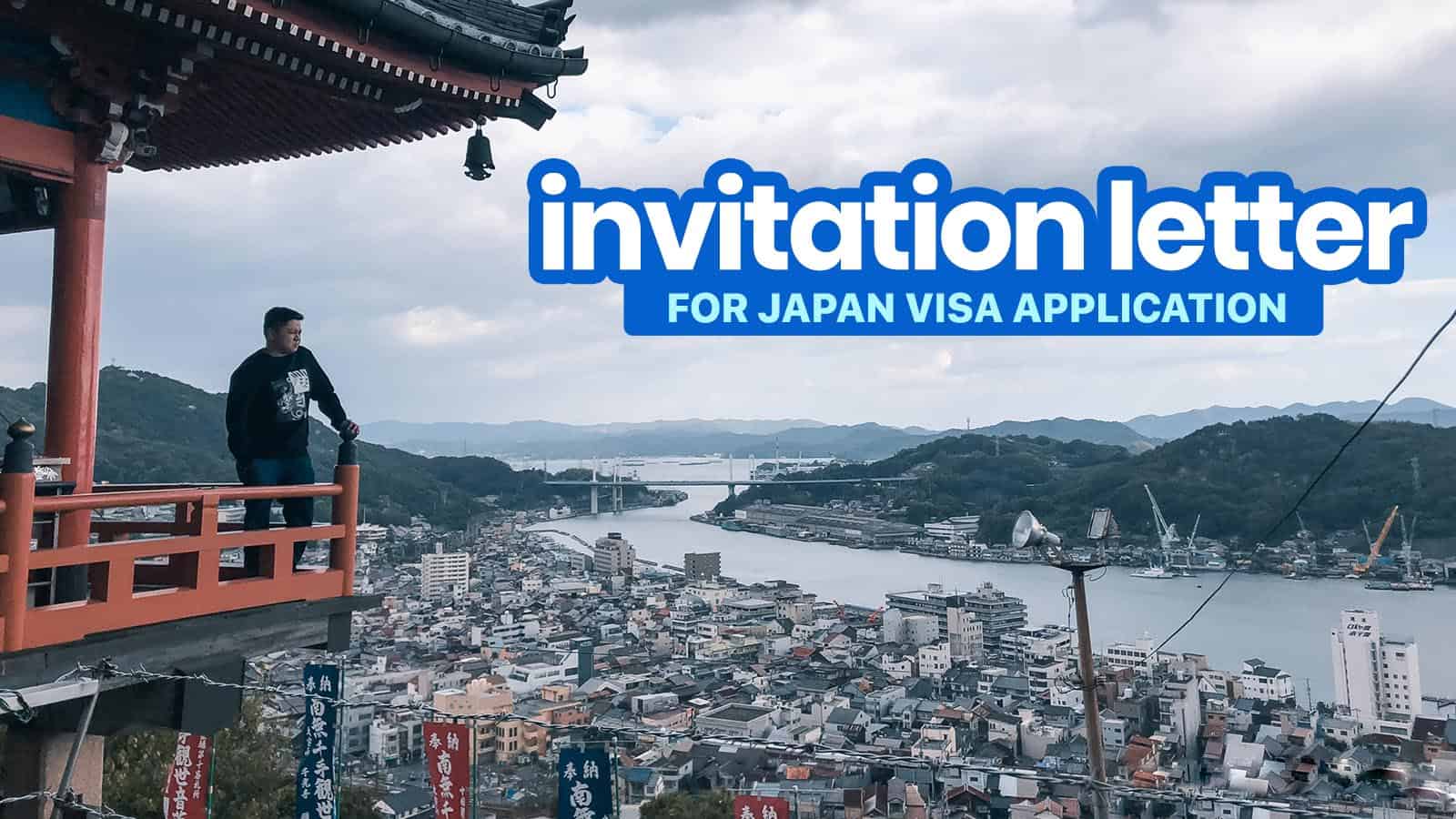 Sample INVITATION LETTER for JAPAN VISA Application (Reason for Invitation)