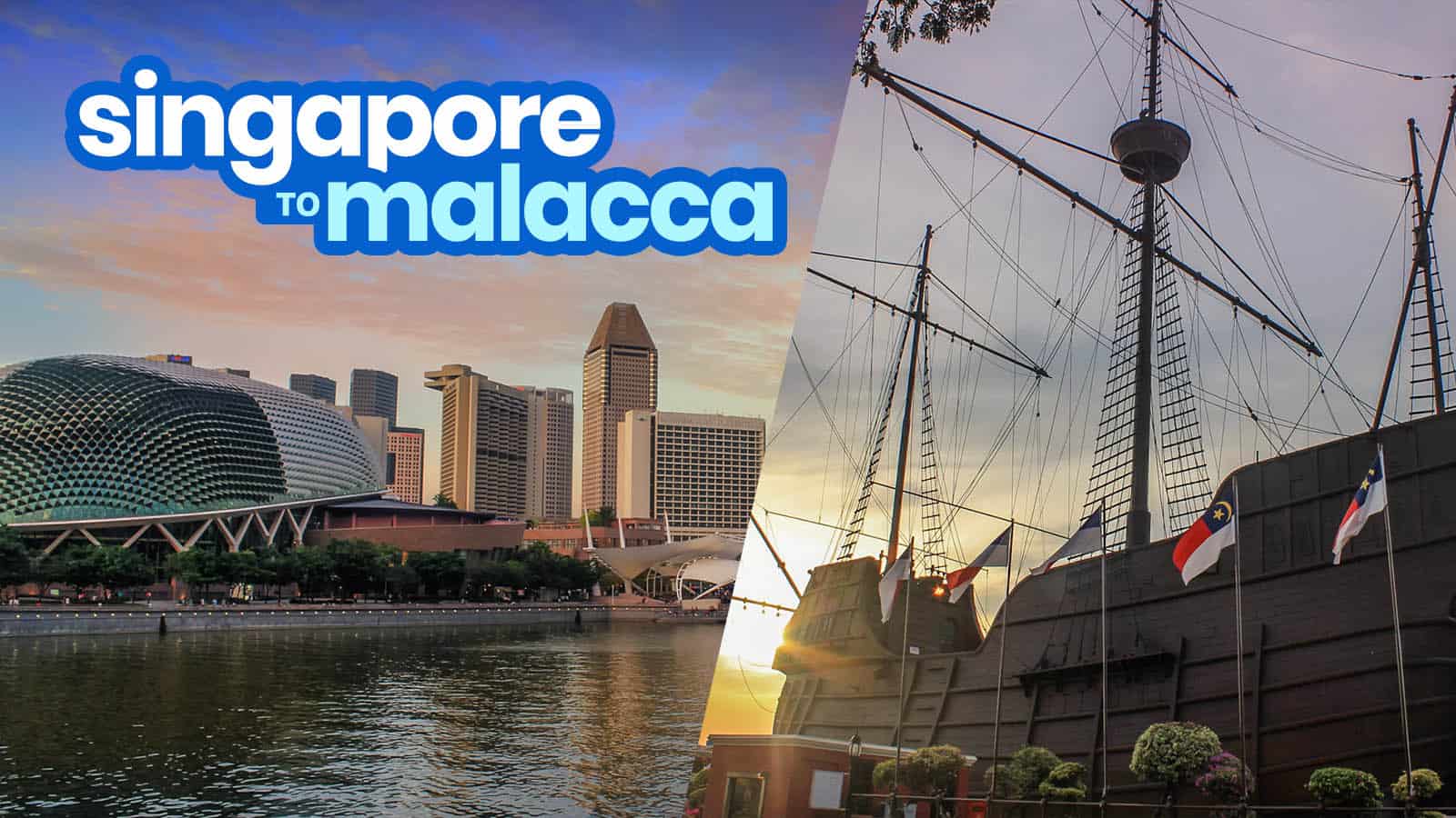 SINGAPORE TO MALACCA by BUS or TRAIN: Crossing the Border