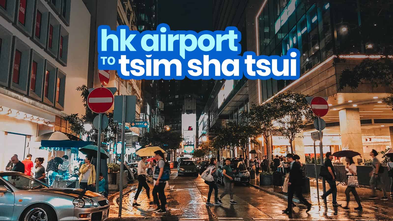 How to Get from HONG KONG AIRPORT to TSIM SHA TSUI: By Train & By Bus