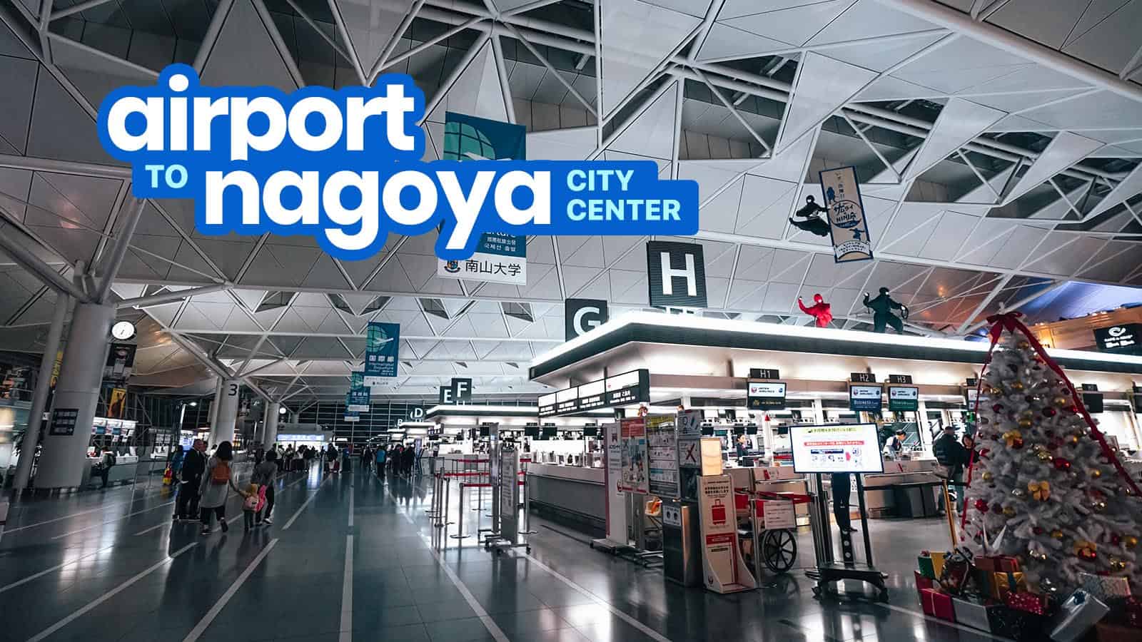 CHUBU CENTRAIR AIRPORT to NAGOYA or GIFU CITY: By Bus and By Train