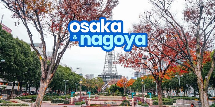 OSAKA TO NAGOYA / NAGOYA TO OSAKA: By Bus & By Train