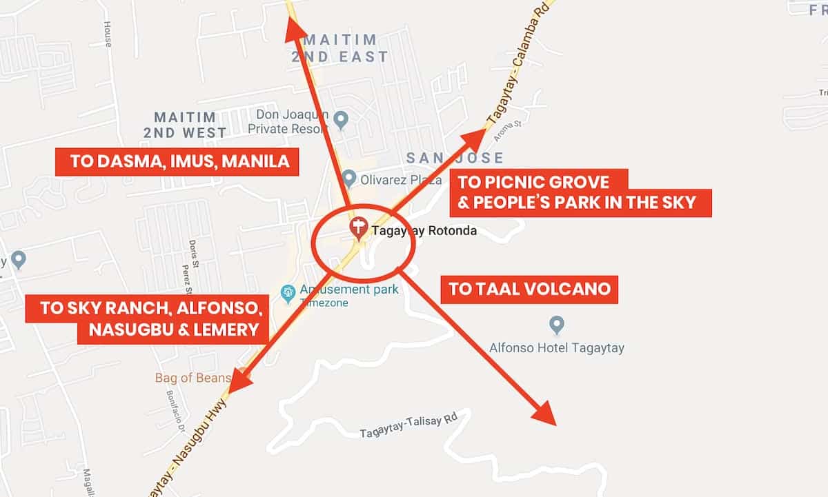 tagaytay tourist spots entrance fee