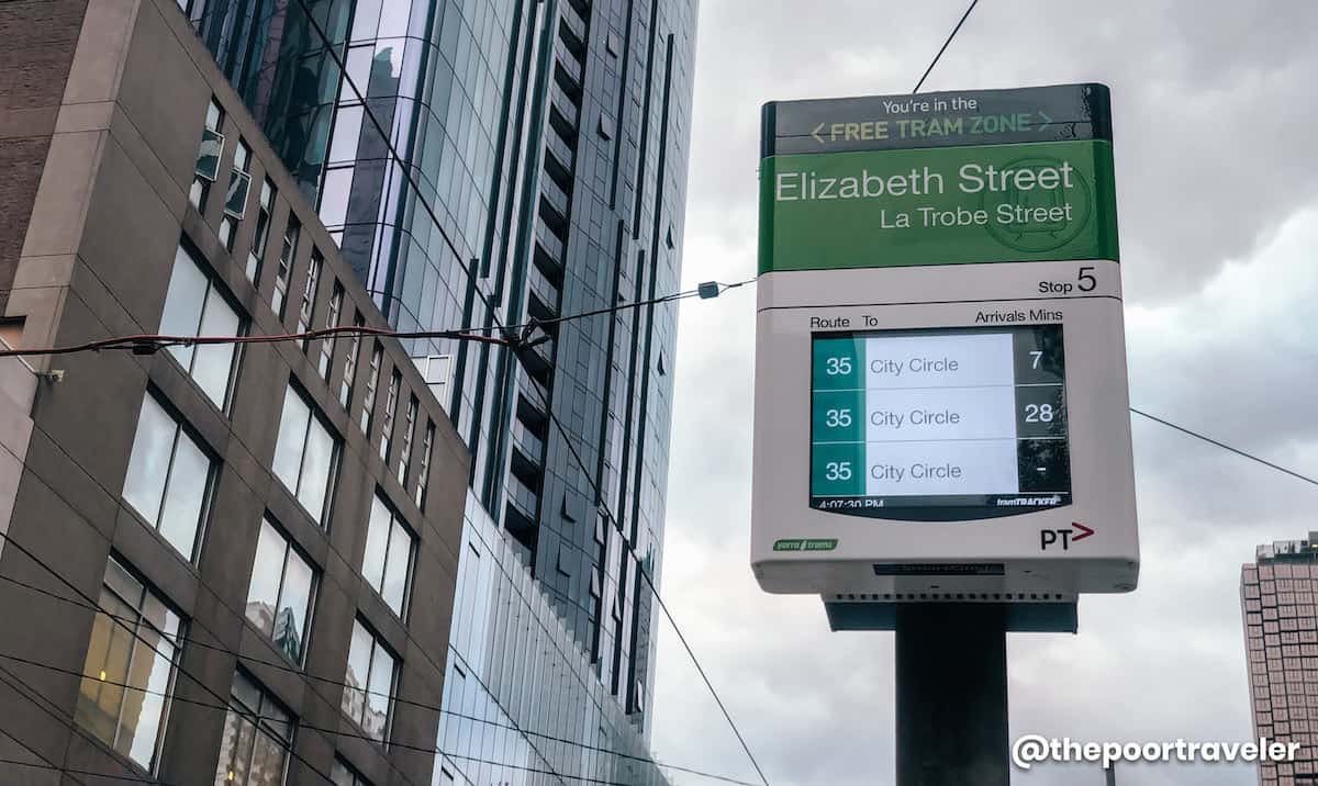 melbourne cbd tourist tram