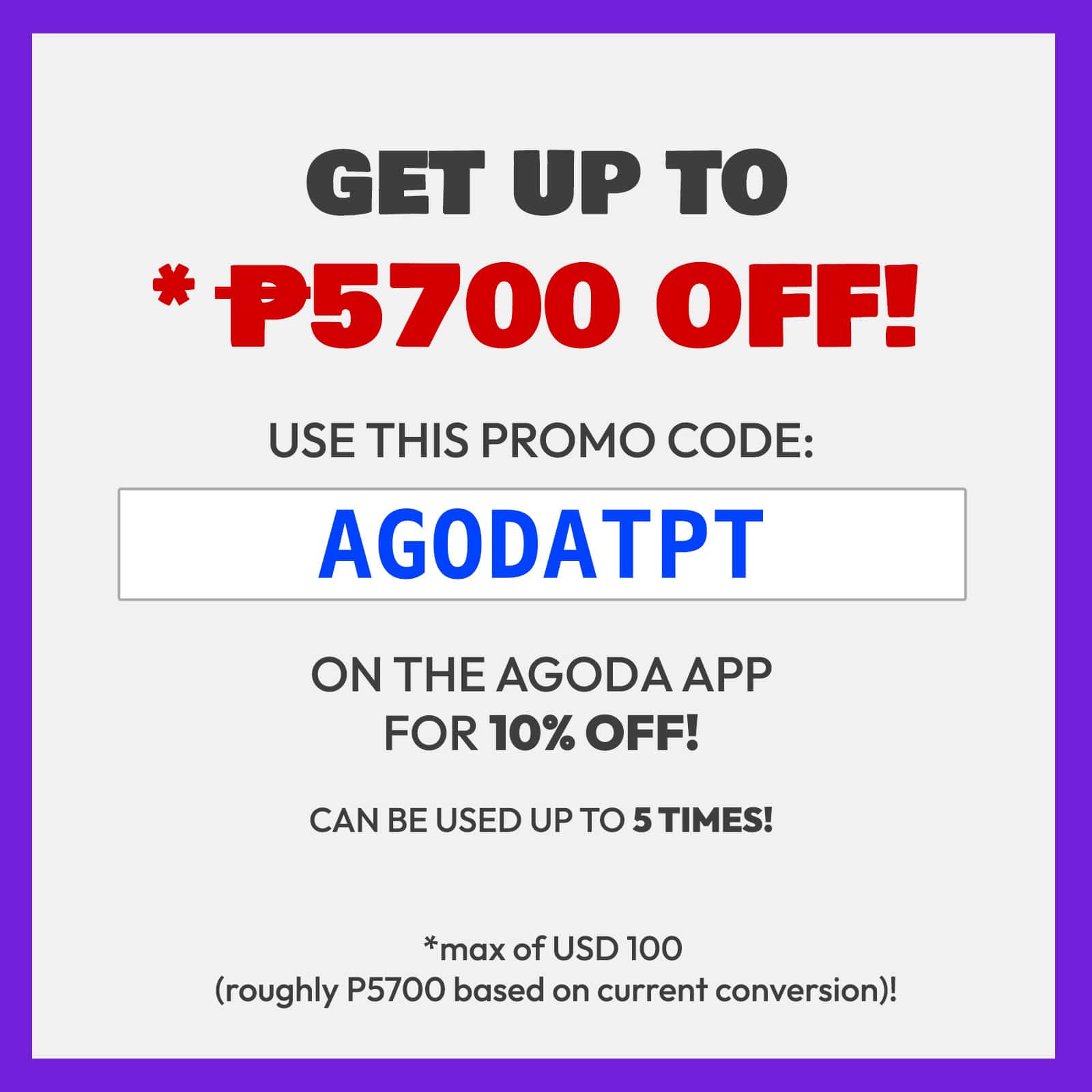 AGODA Code