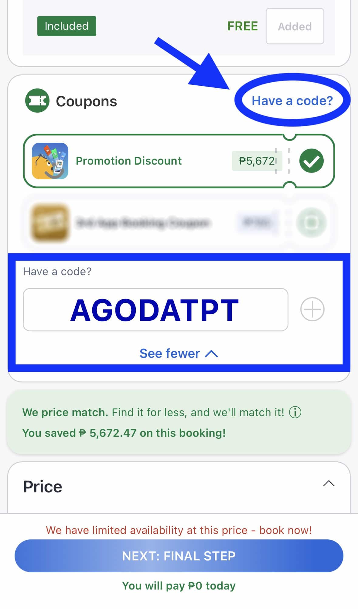 Agoda TPT Code Apply