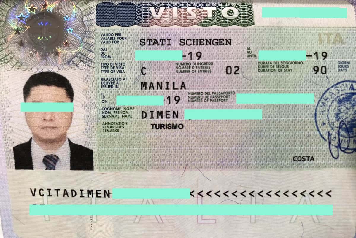 italian passport travel to philippines