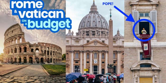 ROME & VATICAN CITY: TRAVEL GUIDE with Budget Itinerary