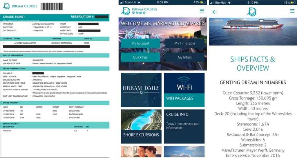 genting dream cruise online check in