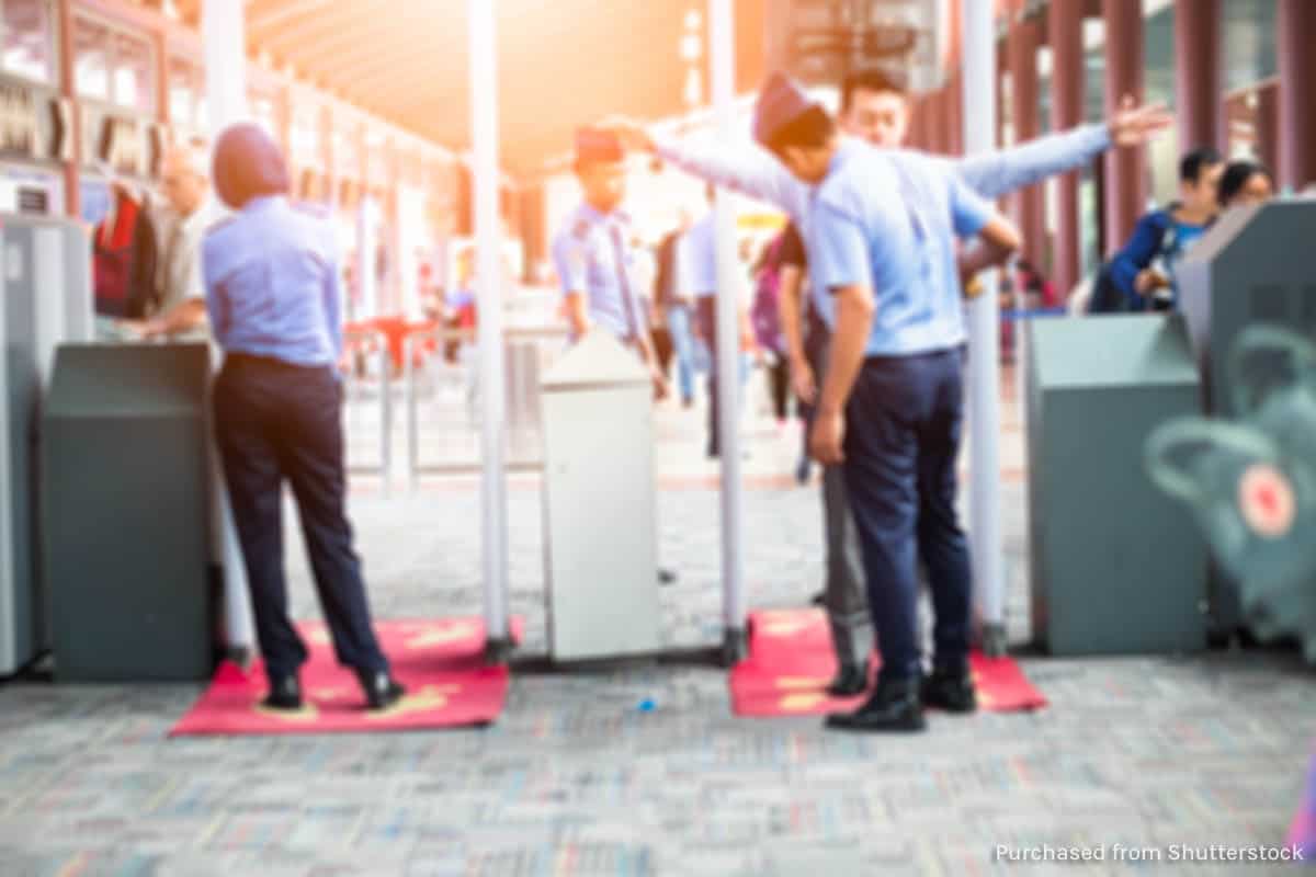 Airport Security Check Inspection