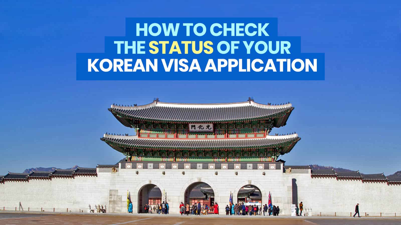 How to Check Status of Your KOREAN VISA APPLICATION Online: Approved or Denied?