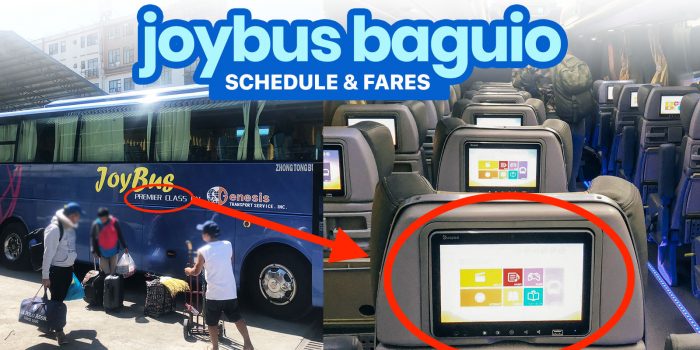 JOY BUS MANILA TO BAGUIO & BACK: Schedule & Fares (Cubao, Pasay, Avenida)