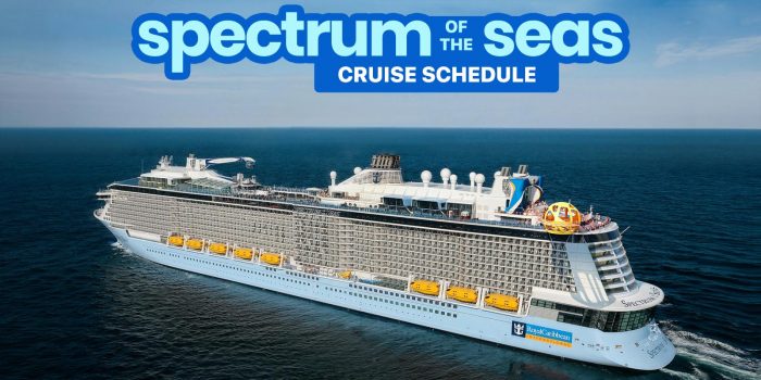 Royal Caribbean SPECTRUM OF THE SEAS: Cruise Schedule 2020-2021