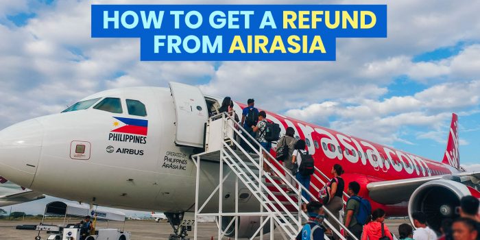 AIRASIA: How to Get a REFUND for Canceled or Rescheduled Flights