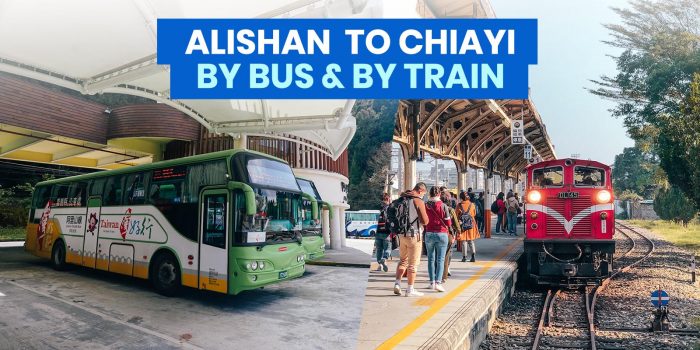 ALISHAN TO CHIAYI by DIRECT BUS & TRAIN: Schedule & Fares