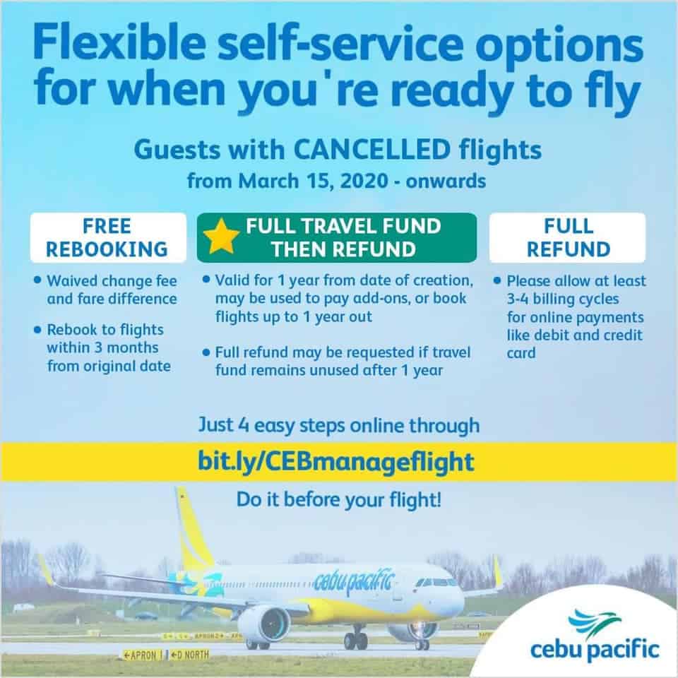 travel fund refund cebu pacific