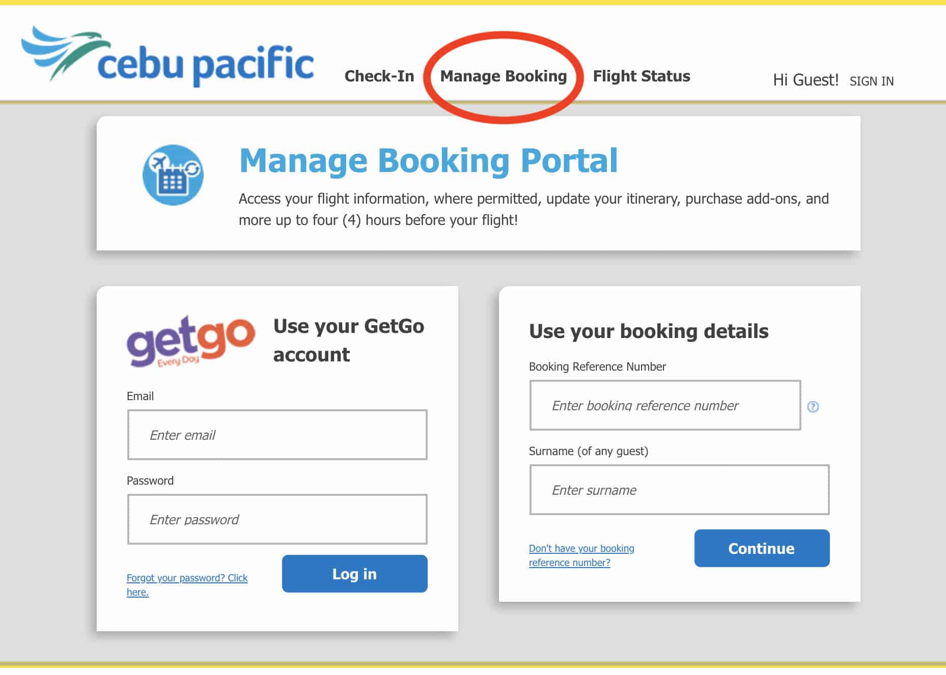 insufficient travel fund cebu pacific