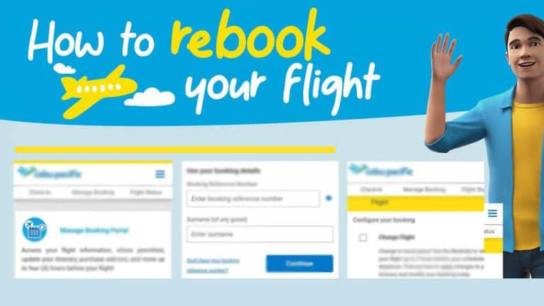 How To Easily REBOOK Your CEBU PACIFIC Flight Online The Poor 
