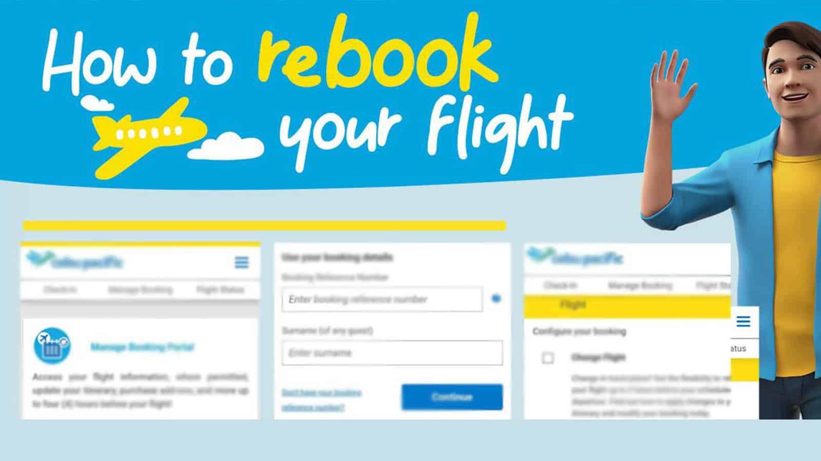 How to Easily REBOOK your CEBU PACIFIC Flight Online