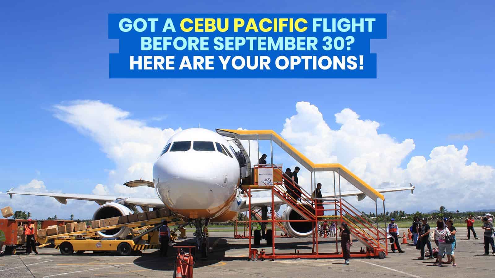 CEBU PACIFIC Flights from June 1-September 30: How to REBOOK or Use Travel Fund