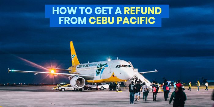 CEBU PACIFIC: How to Get a REFUND for Canceled or Rescheduled Flights