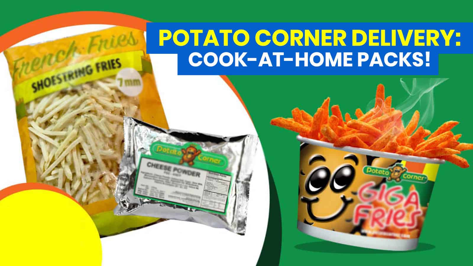 POTATO CORNER DELIVERY: How to Order Cook-at-Home Packs