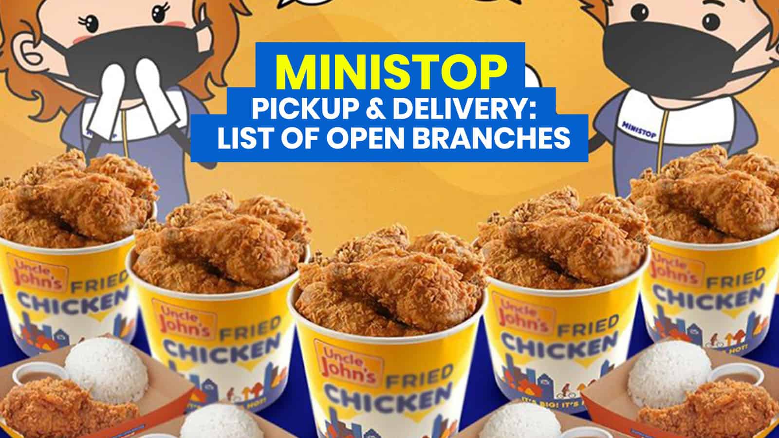 MINISTOP DELIVERY & PICKUP: List of Open Branches + Frozen Packs Menu