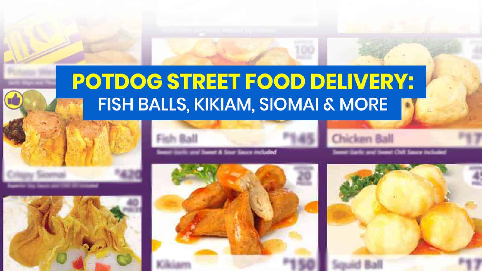 POTDOG STREET FOOD DELIVERY: Frozen Packs + How to Order